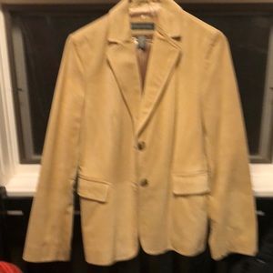 Suede jacket frim banana republic size 8